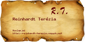 Reinhardt Terézia névjegykártya